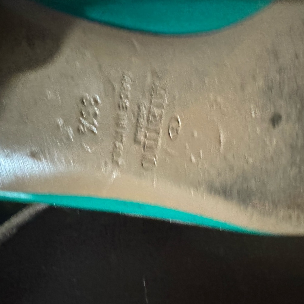 Valentino Rockstud Seafoam Blue Flats -36.5 - Picture 9 of 16